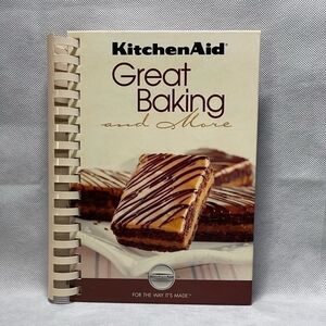 Recipes Book KitchenAid Great Baking and More Cookbook Cooking Recipes